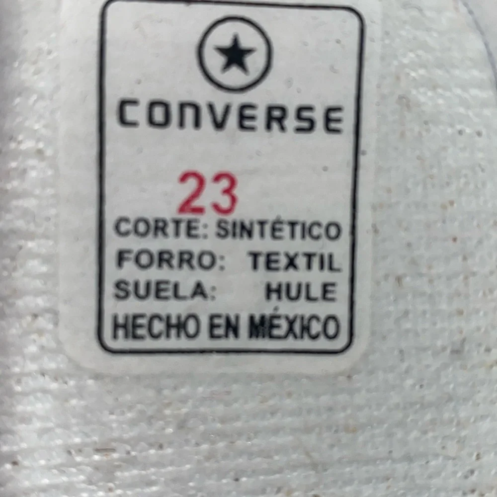 Converse Kids Red Stitch White Sneakers